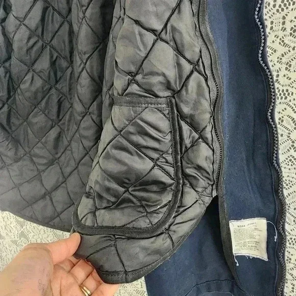 Vintage Postal Approved *USA *Full Zip Quilted Lined Work Jacket Women's XL - Picture 13 of 14